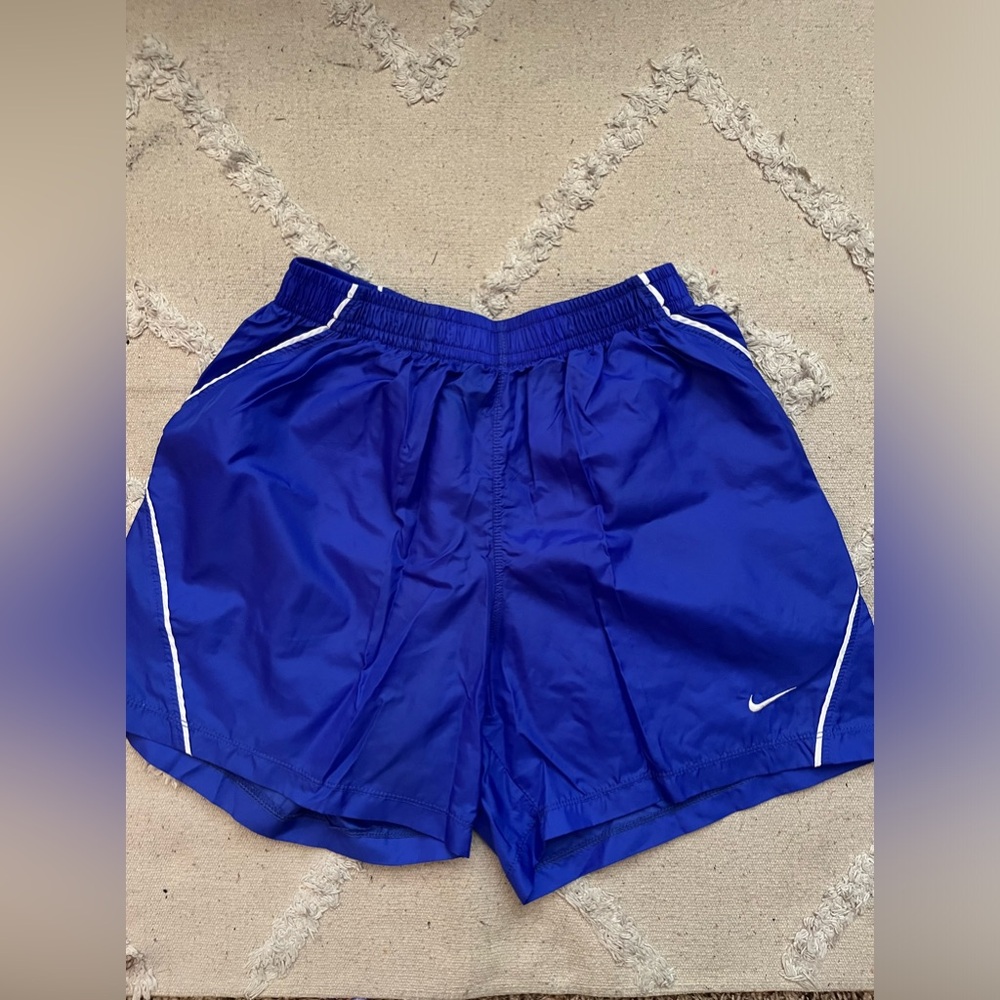 Vintage Navy Blue/Purple Nike Basketball Shorts